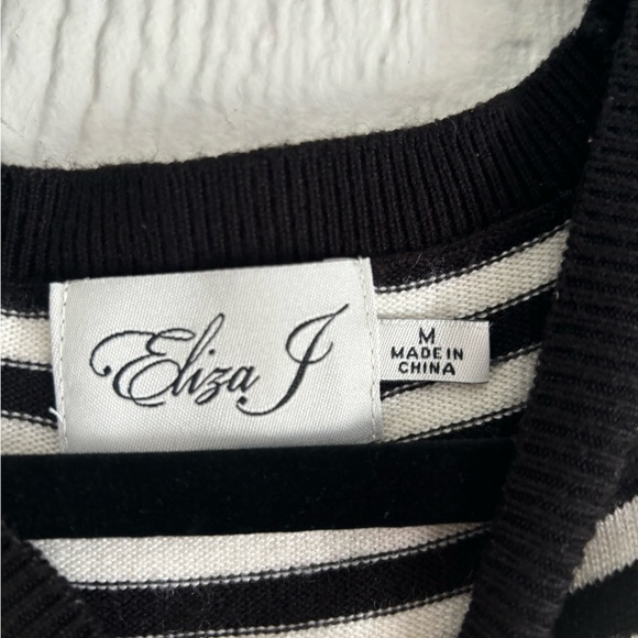 Eliza J Fit & Flare Sweater Midi Dress. Size M - Picture 6 of 12